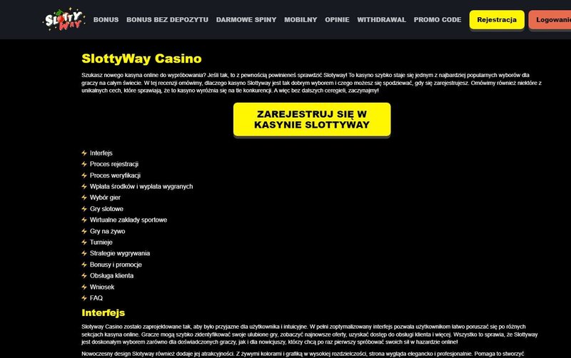 Slottyway Kasyno: Rozwiń Twój Fortuna - Zobacz Opinie i Wypłaty, slottyway jak wypłacić pieniądze